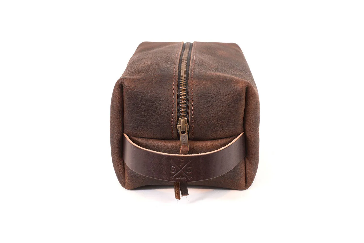 LEATHER SHAVE KIT | LEATHER TOILETRY BAG | LEATHER DOPP KIT