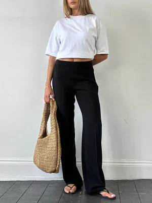 Max Mara Minimal Straight Leg High Waisted Trousers - W28