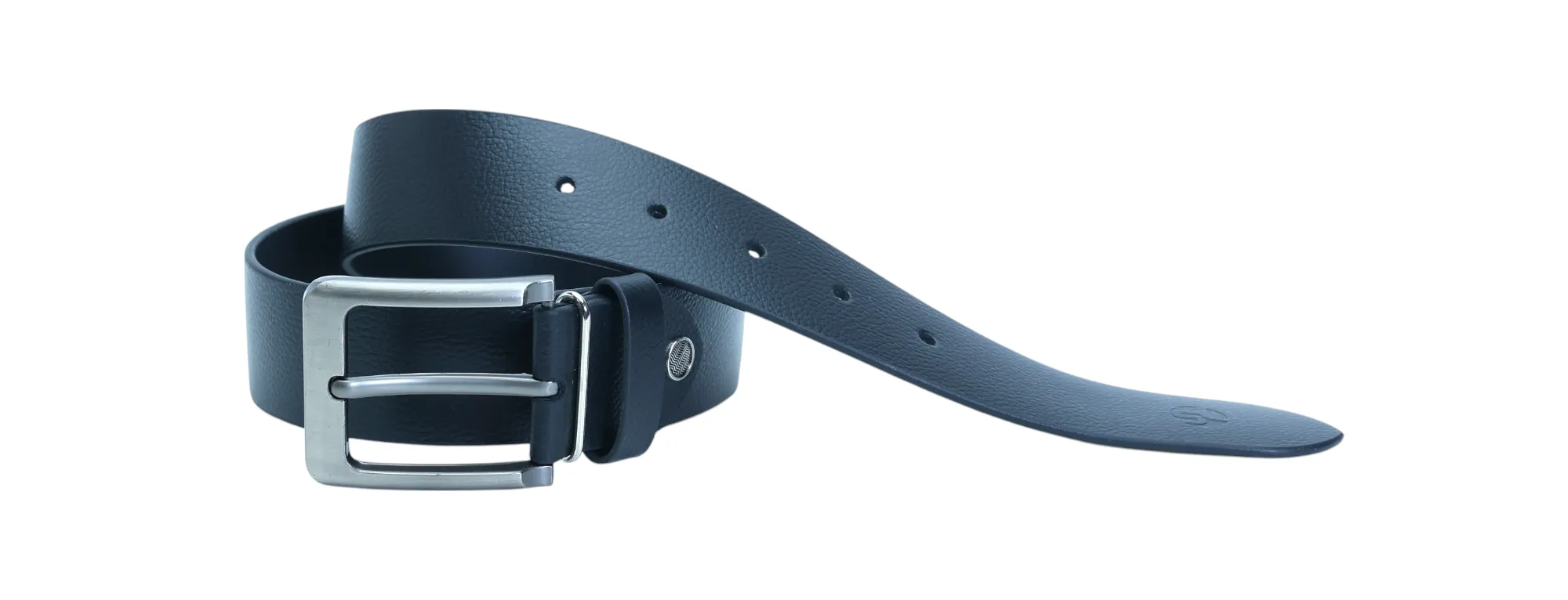 Mens Formal leather Belt 40413(BLACK)