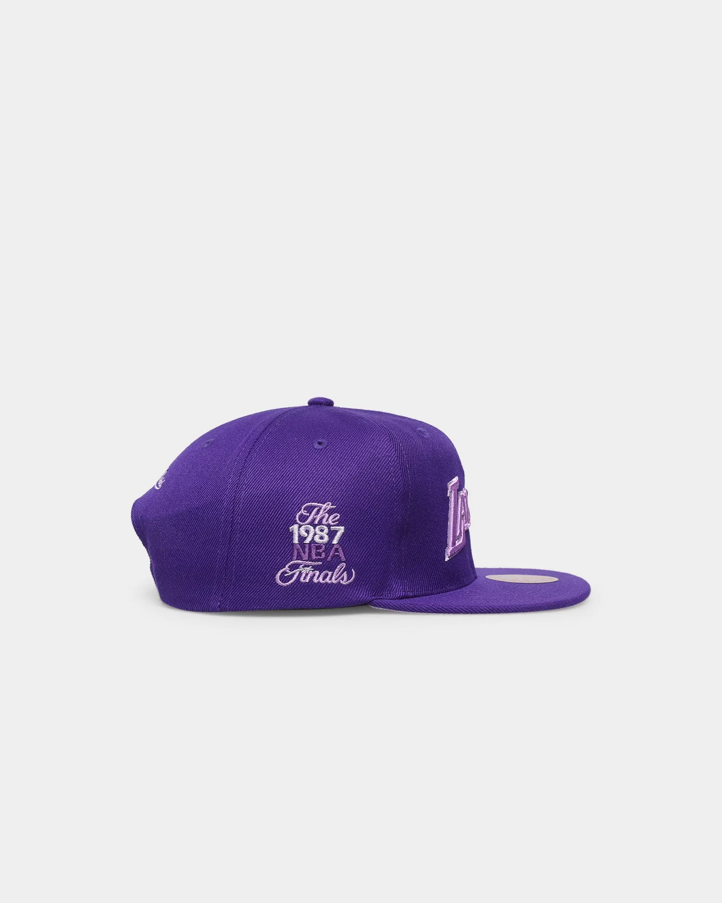 Mitchell & Ness Los Angeles Lakers 'Monochrome' Original Fit Snapback Purple