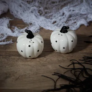 Monochrome Pumpkin Salt & Pepper Set 