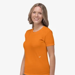 Monochrome Stretchy Tee Orange