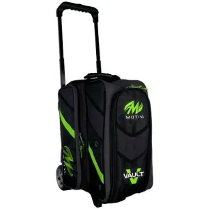 Motiv Vault Double Roller Bowling Bag Grey/Lime