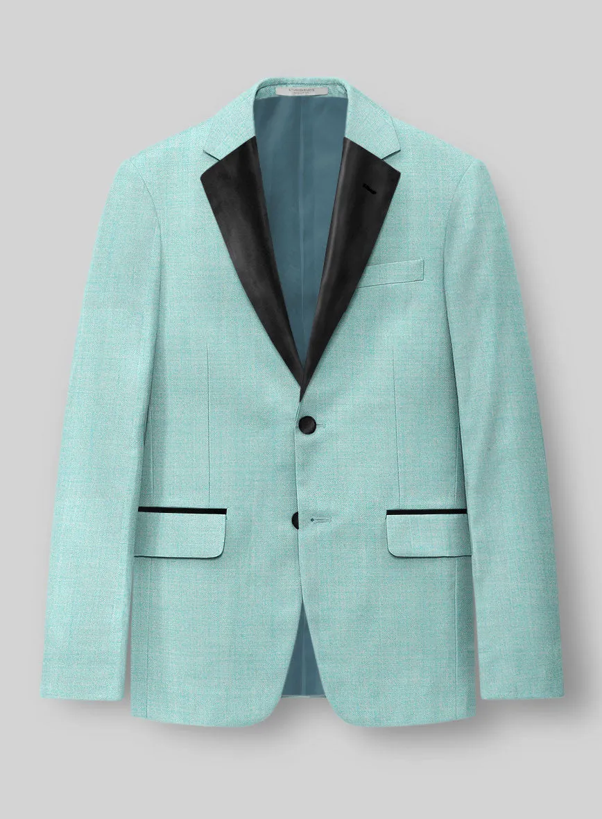 Napolean Spring Blue Wool Tuxedo Jacket