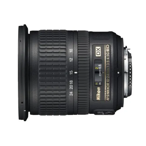 Nikon AF-S DX NIKKOR 10-24mm f/3.5-4.5G ED Zoom Lens with Auto Focus for Nikon DSLR Cameras