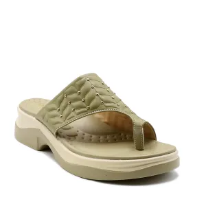 Olive Casual Chappal L00700007