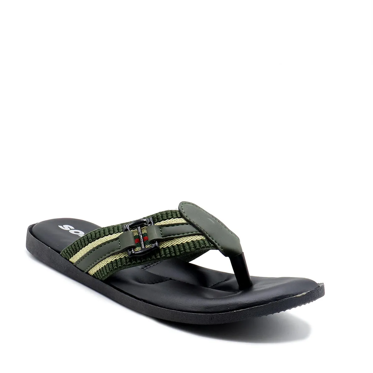 Olive Casual Chappal M00100006