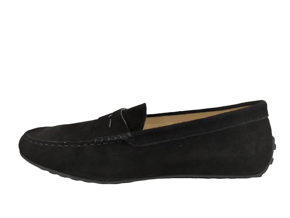 Onyx  Black Suede Penny Loafer 218