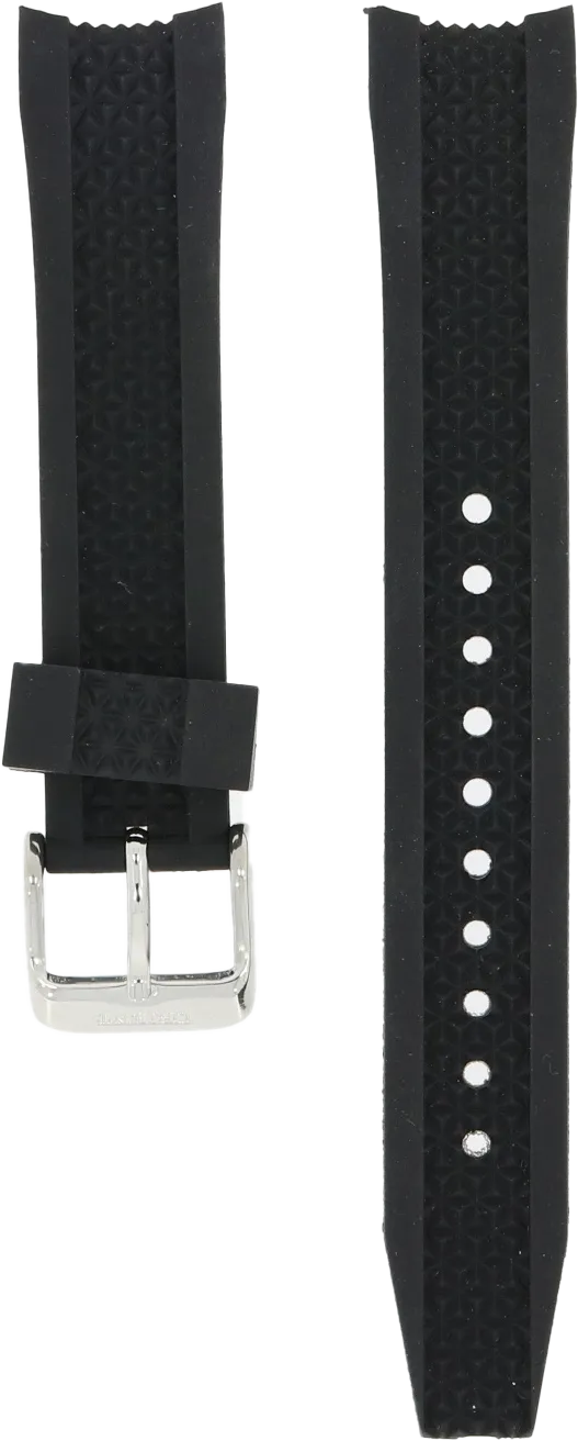 Orient Black Rubber Strap 18mm VDDXRSB