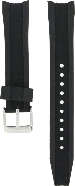 Orient Black Rubber Strap 18mm VDDXRSB