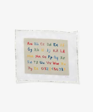 Oso & Me x Loop Canvas Alphabet Needlepoint Kit, Primary