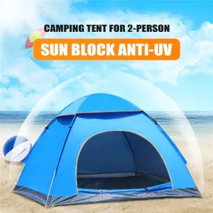 Outdoor Portable Anti-UV 2 Person Ultralight Folding Tent