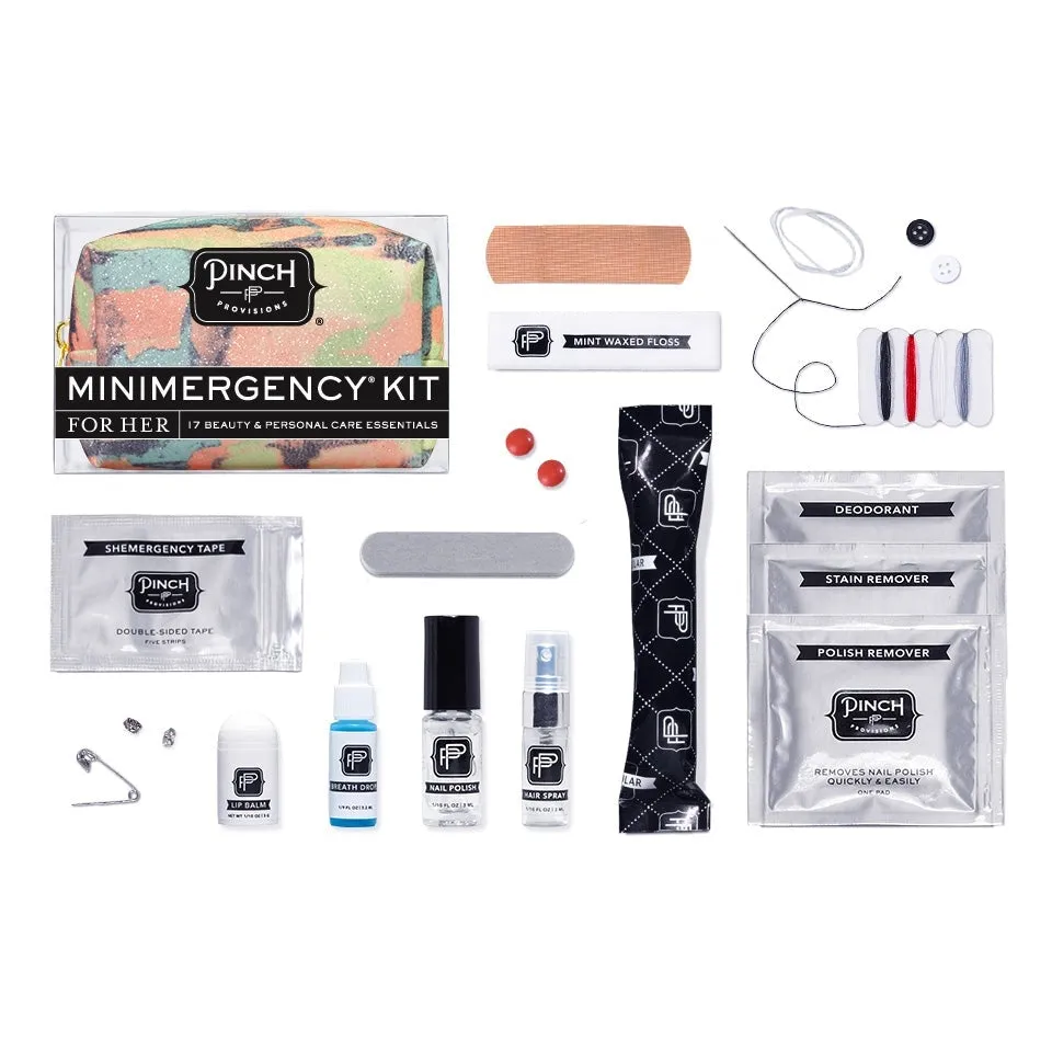 Peach Watercolor Minimergency Kit