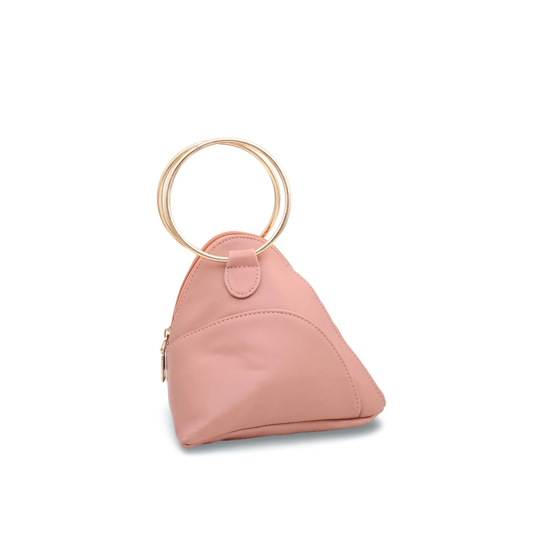 Pink Triangle Ring Handle Pouch P92399