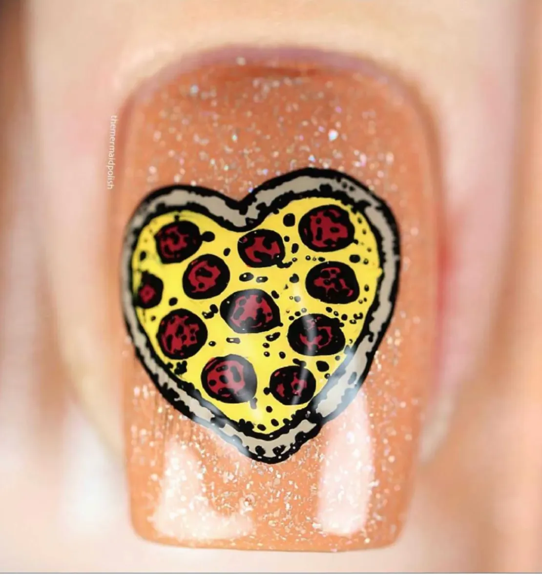 Pizza My Heart - Uber Chic Mini Stamping Plate