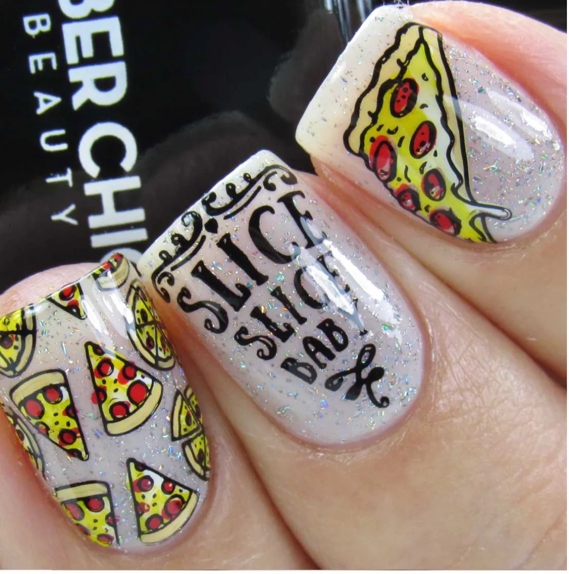 Pizza My Heart - Uber Chic Mini Stamping Plate