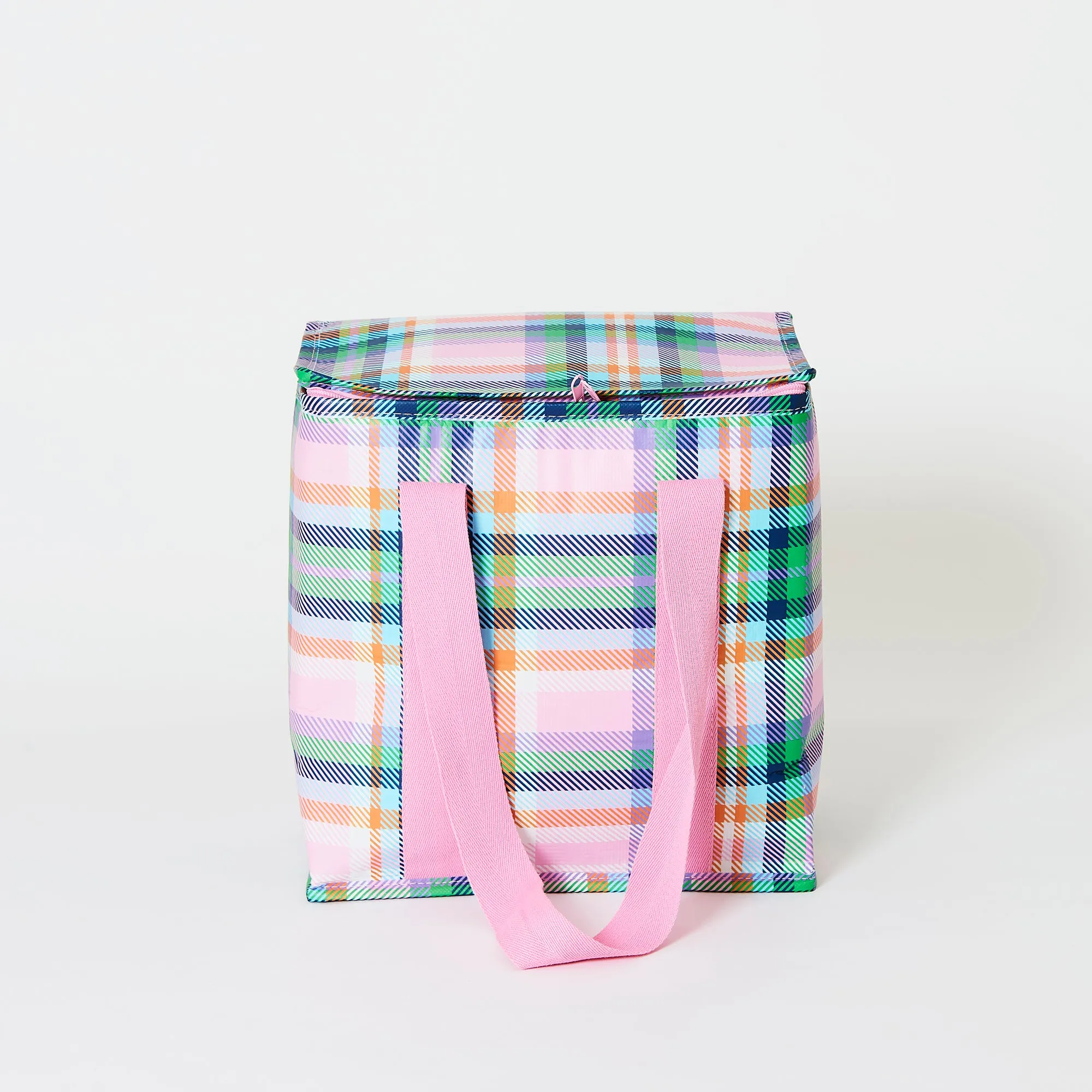 Plaid Insulated Tote