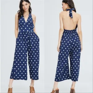 Polka-Dot Jumpsuit