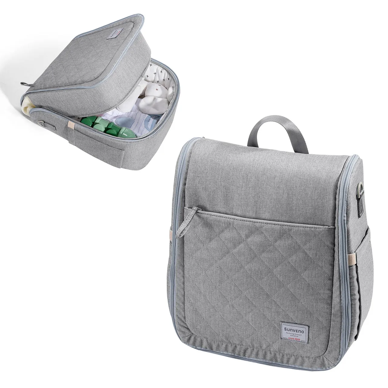 Portable Baby Diaper Bag Backpack with Changing Pad