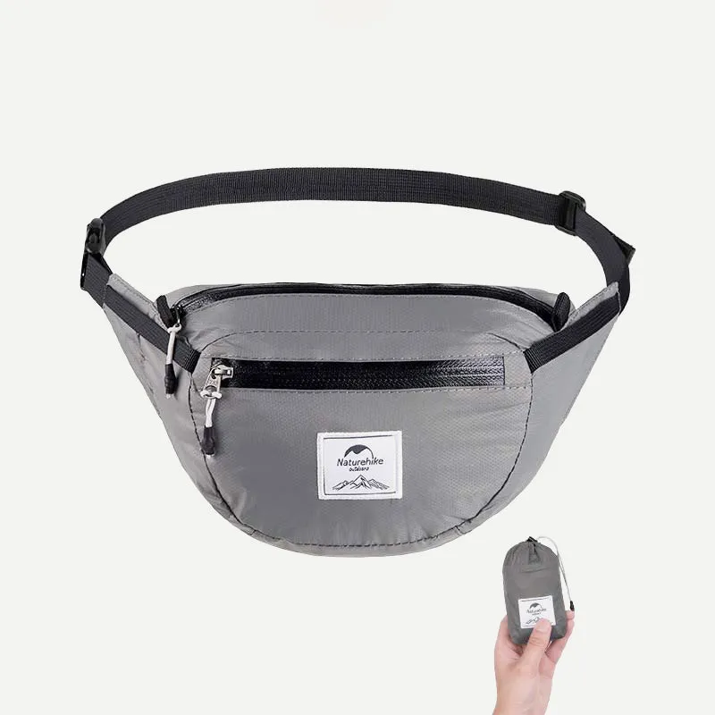 Portable Fanny Bag Unisex Foldable  Waist Pack Lightweight for Outdoors Sports