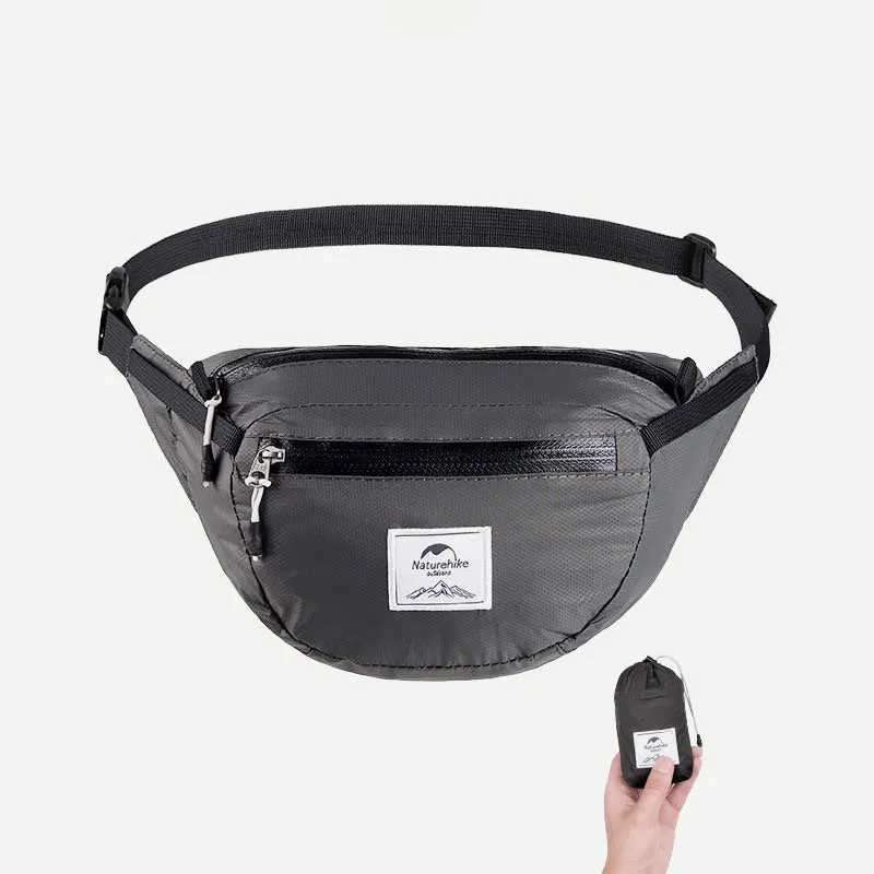 Portable Fanny Bag Unisex Foldable  Waist Pack Lightweight for Outdoors Sports