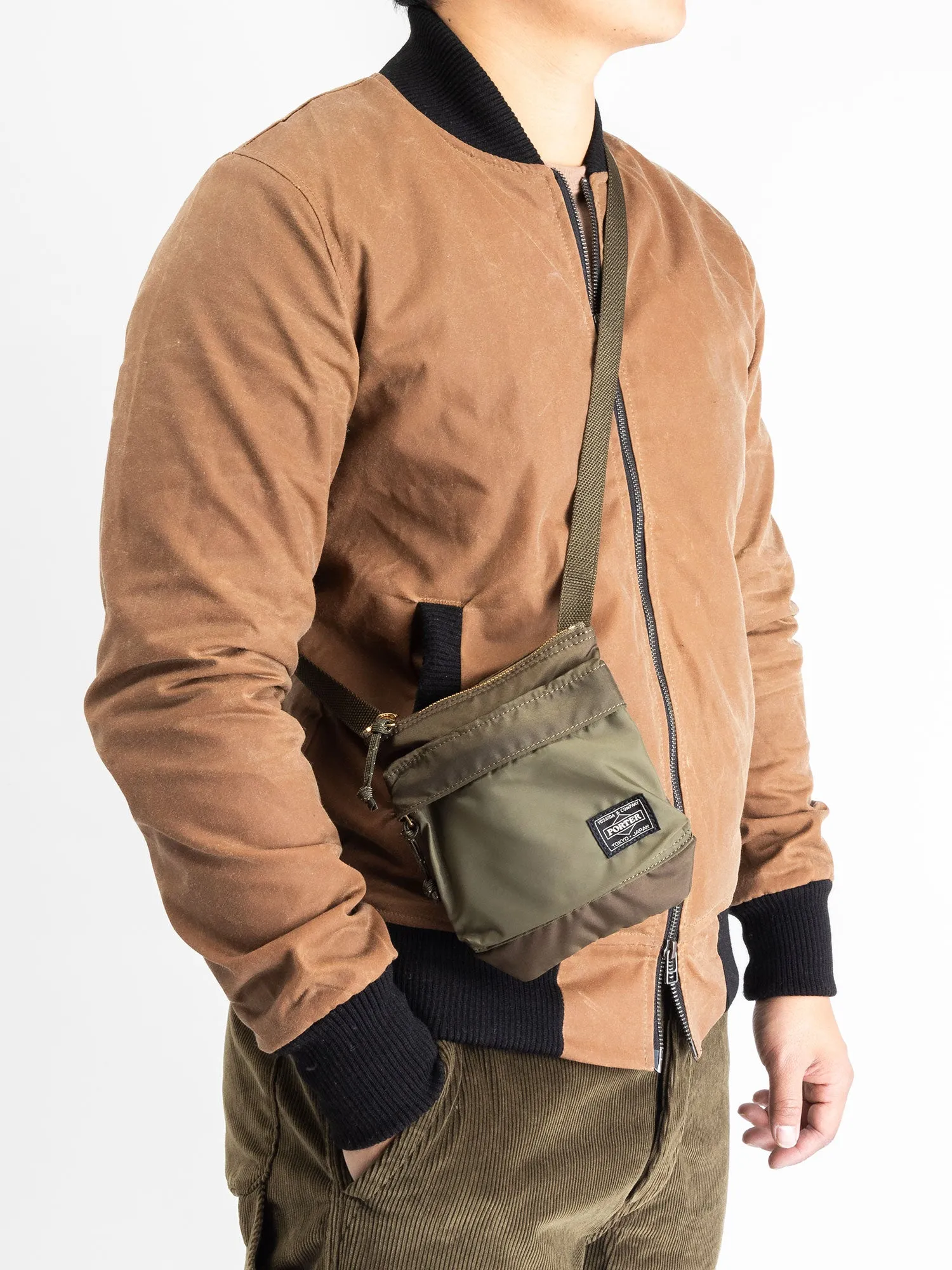 "Force" Shoulder Pouch in Olive Drab