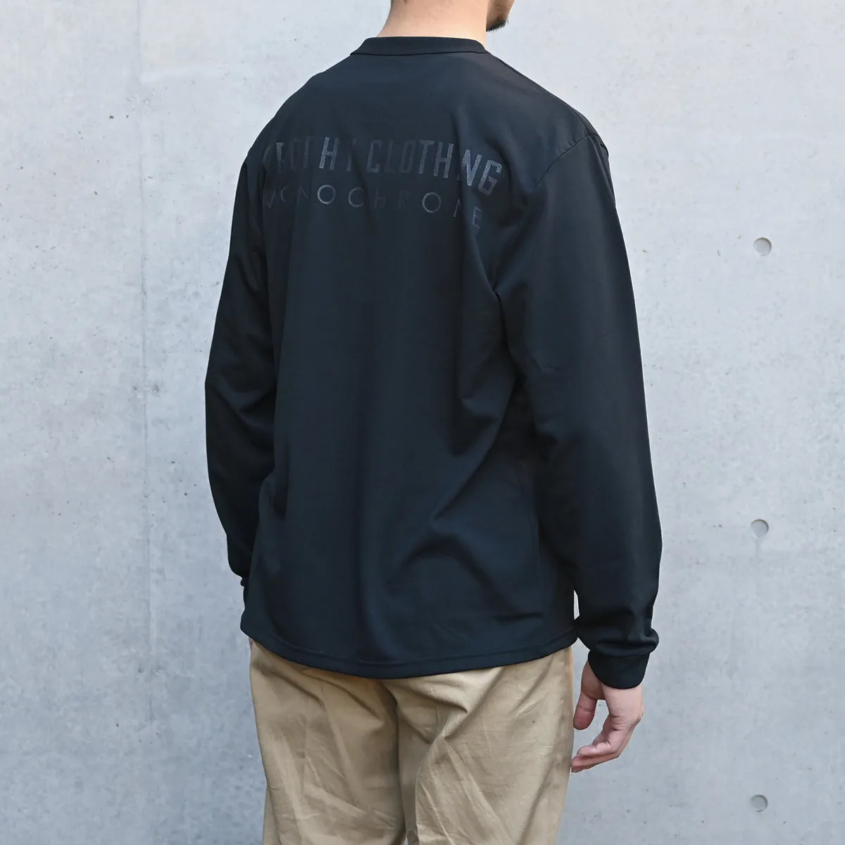 "MONOCHROME" Logo RD Pocket L/S Tee / TRMN-201