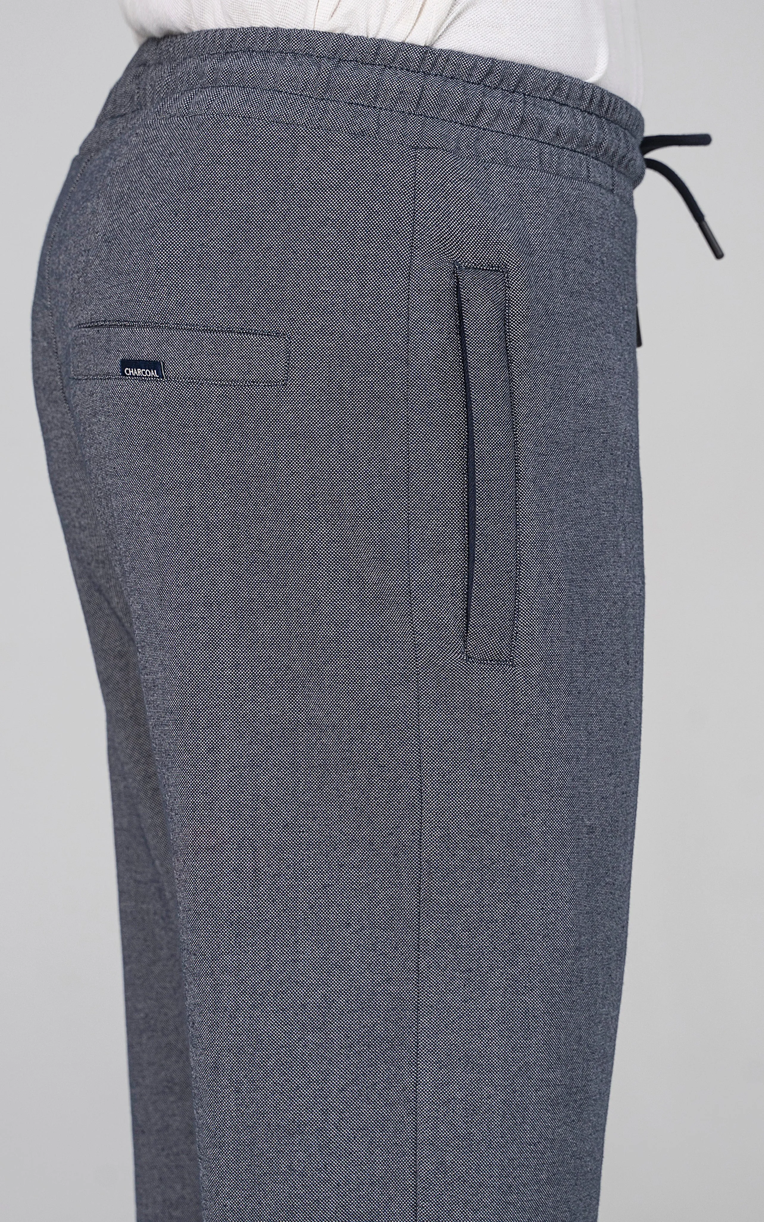 REGULAR FIT INTERLOCK JOGGER TROUSER  NAVY