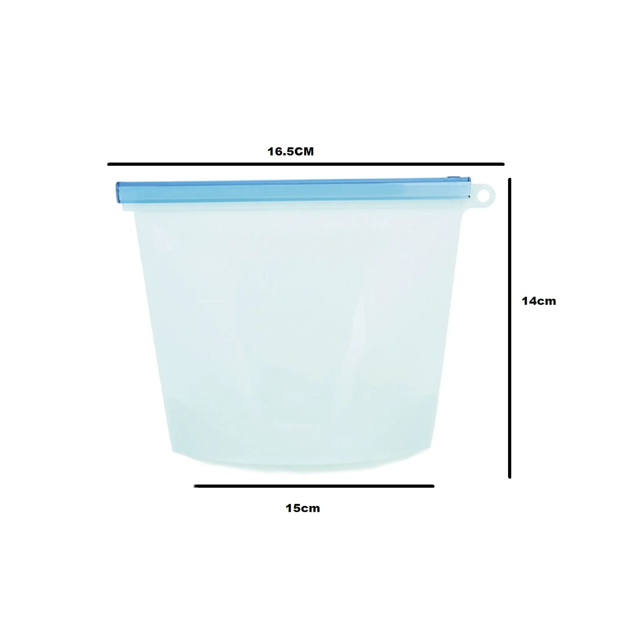 Reusable Silicone Freezer Bags 500ml Each