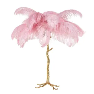 Richmond Interiors Tiffany Table Lamp in Upanova Pink