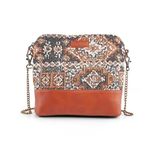 Rudhira Damask print cross body / sling bag