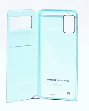 Samsung S View Wallet EF-EA516 - Flip cover for cell phone - white - for Galaxy A51