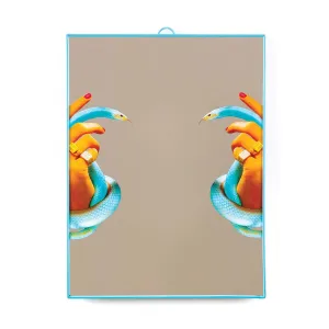 Seletti Toiletpaper Mirror Big Hands with Snakes