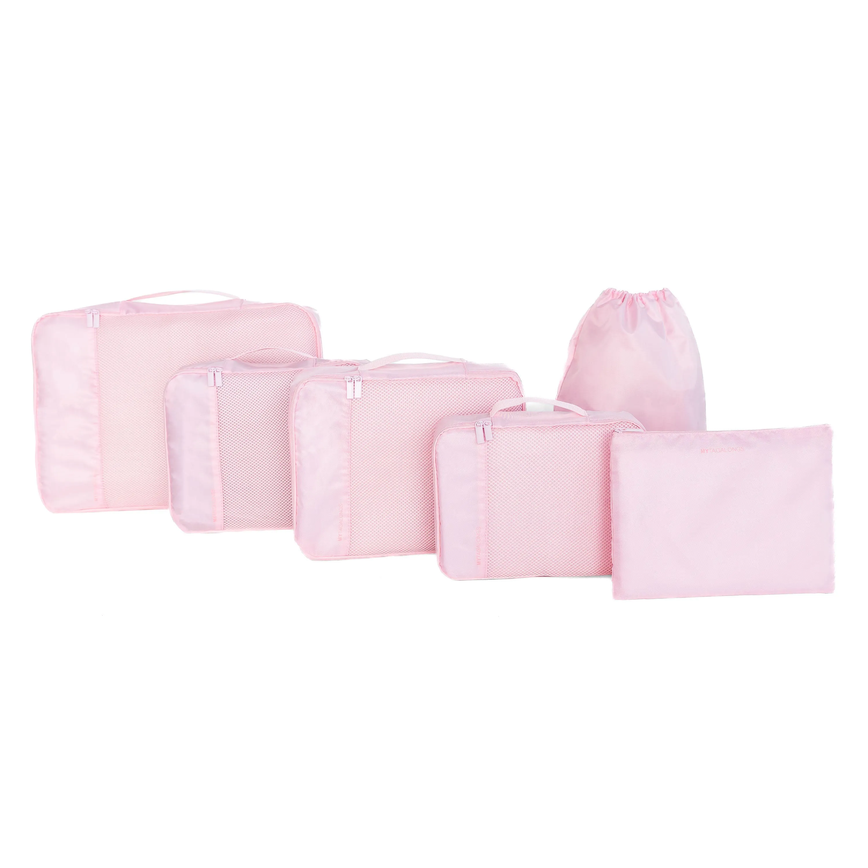 SET OF 6 PACKING PODS- SOFT PINK