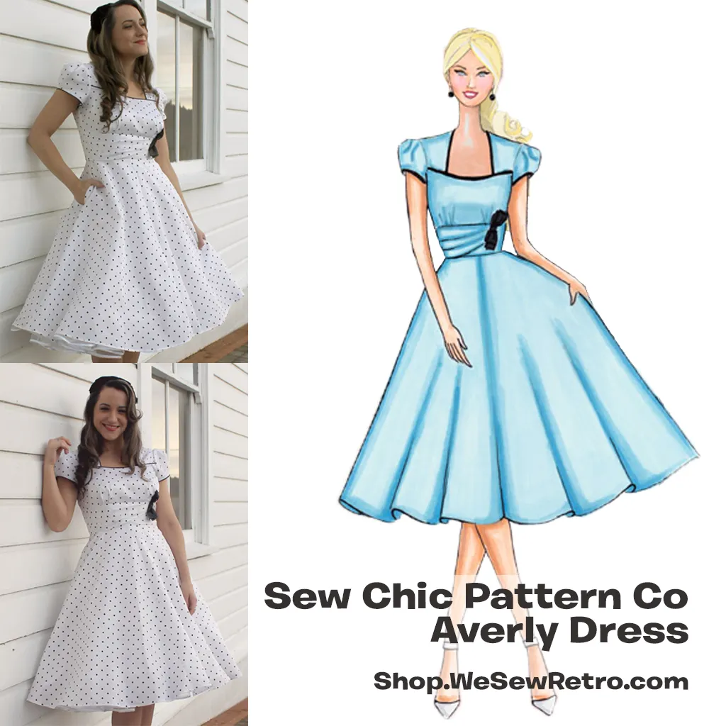 Sew Chic Averly Dress Sewing Pattern by Sew Chic Pattern Company