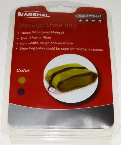 Storage Bag for Shoes or Other Toiletry Purposes for Travel By Marshal (Green)