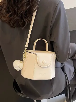 Stylish Box-Shaped Crossbody Bag