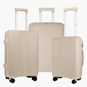 Sumo Luggage Bag Cabin Size Luggage Trolly - Gold (Set Of 3)