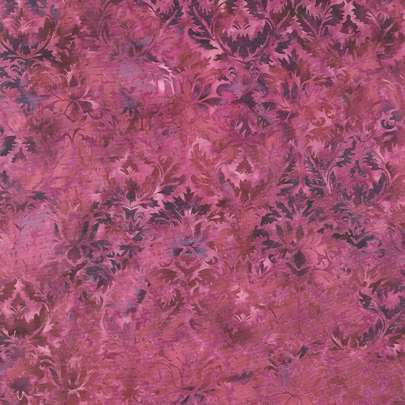 Sunset Plumes Batiks - Morris Foulard Vino Yardage