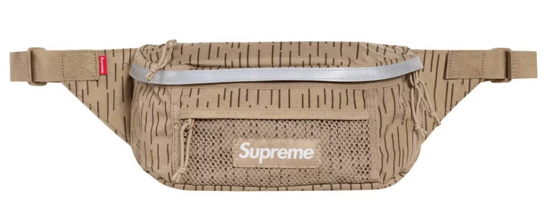 Supreme Waist Bag (FW24) Tan Raindrop