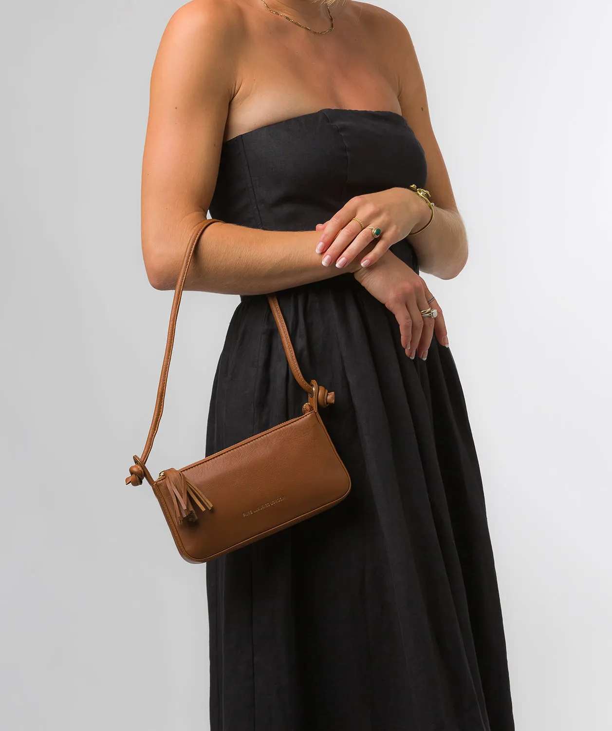 'Taylor' Oak Nappa Leather Evening Phone Bag