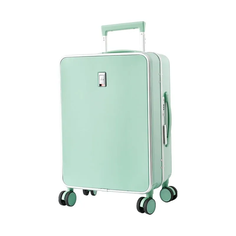 The Clownfish Globetrotter Trolley Bag - Polycarbonate, 39L | Stylish & Secure | 20 inch | Green