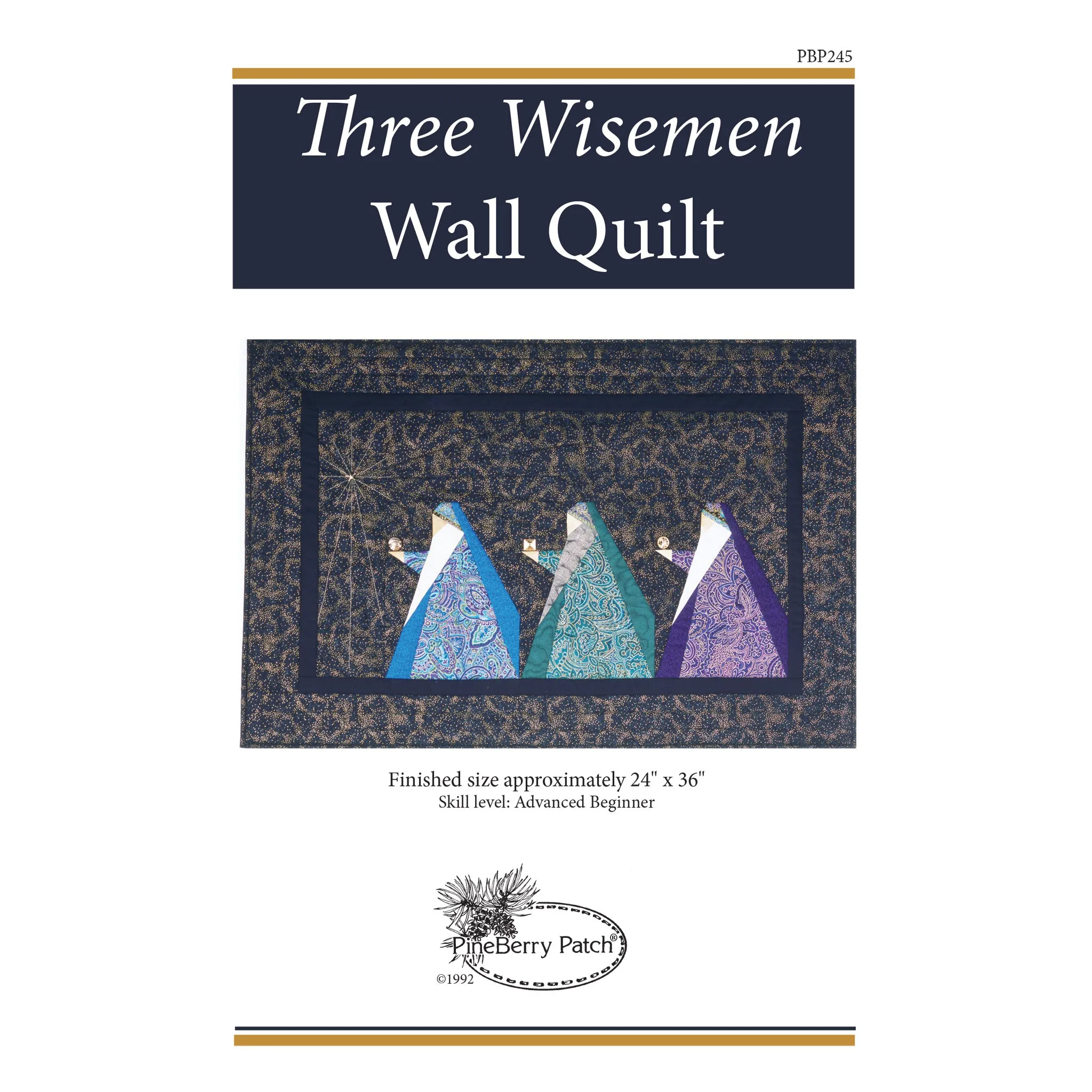 Three Wisemen Quilt PYP-245e - Downloadable Pattern