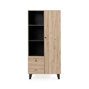 Tutti Bambini Como Wardrobe - Distressed Oak/Slate Grey