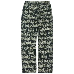 Vintage Hysteric Glamour Skull All Over Print Trousers Size W28