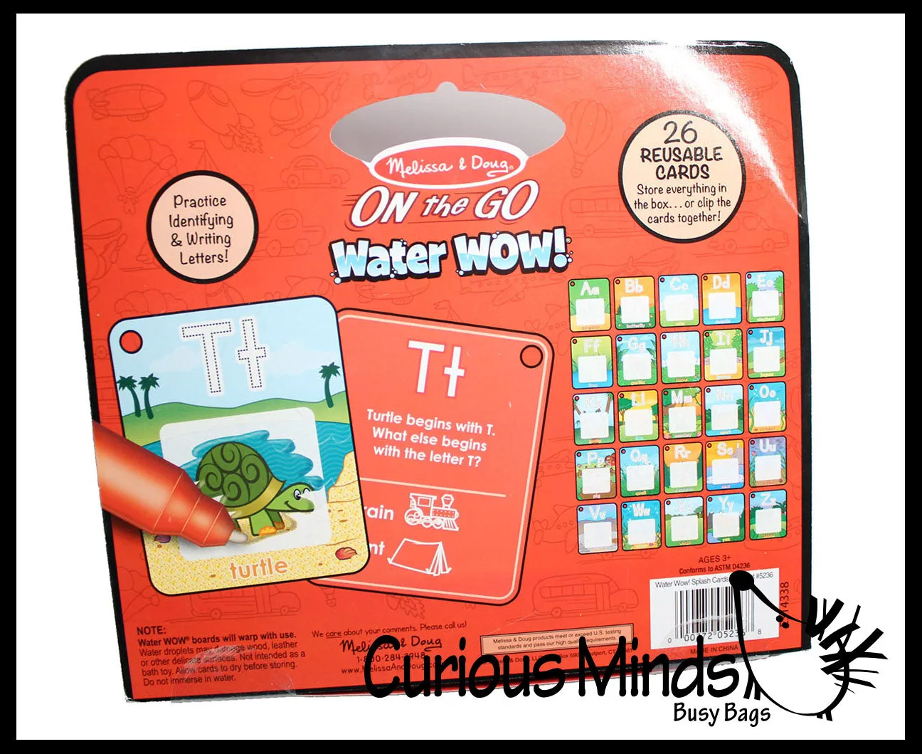 Water Wow - Travel Water Reveal Books - No Mess Painting - Toddler Kids - Melissa and Doug