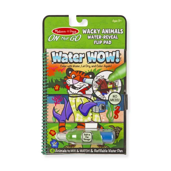 Water Wow - Travel Water Reveal Books - No Mess Painting - Toddler Kids - Melissa and Doug