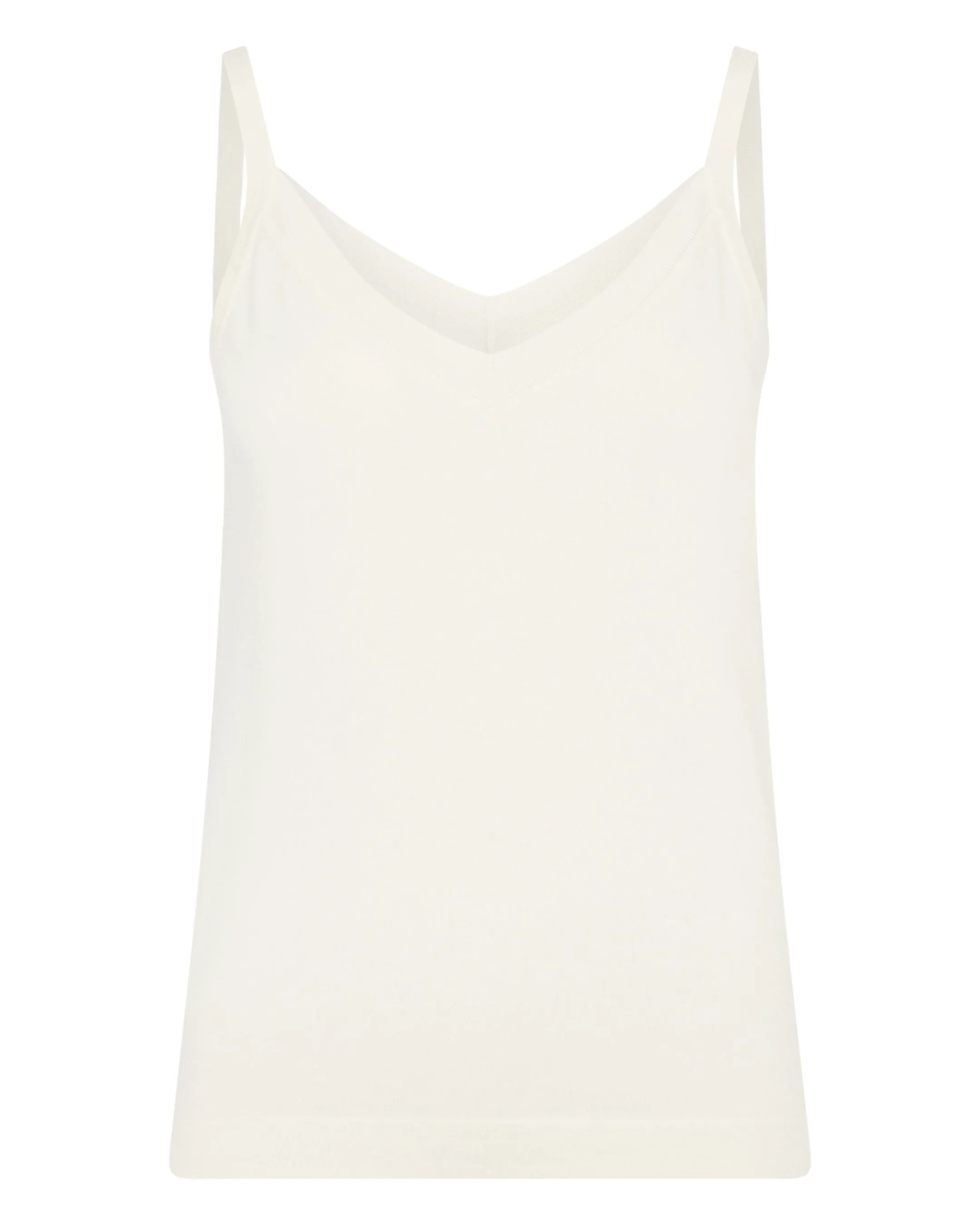 Women's Cotton Cashmere Camisole New Ivory White