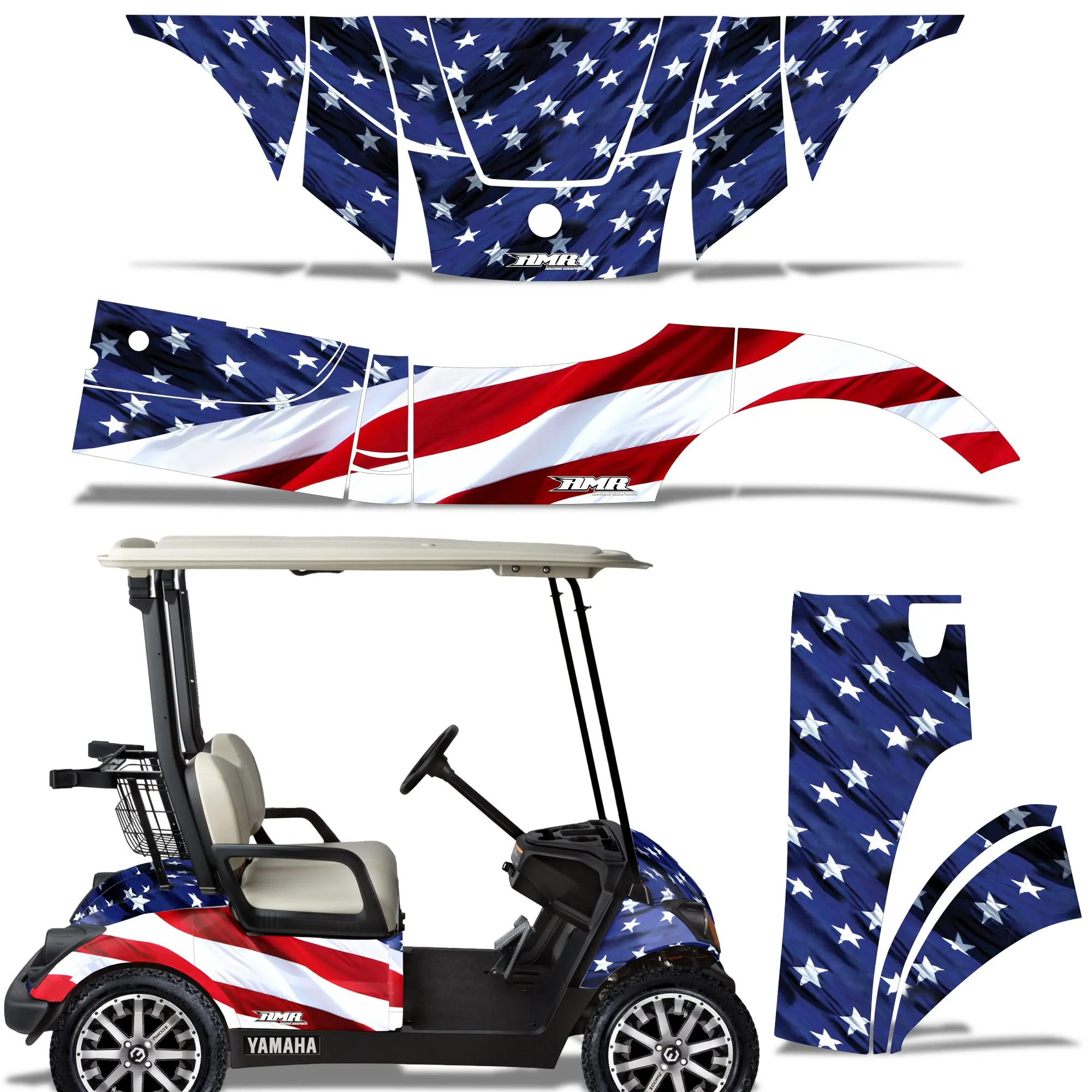 Yamaha Golf Cart Graphics (2007-2016)