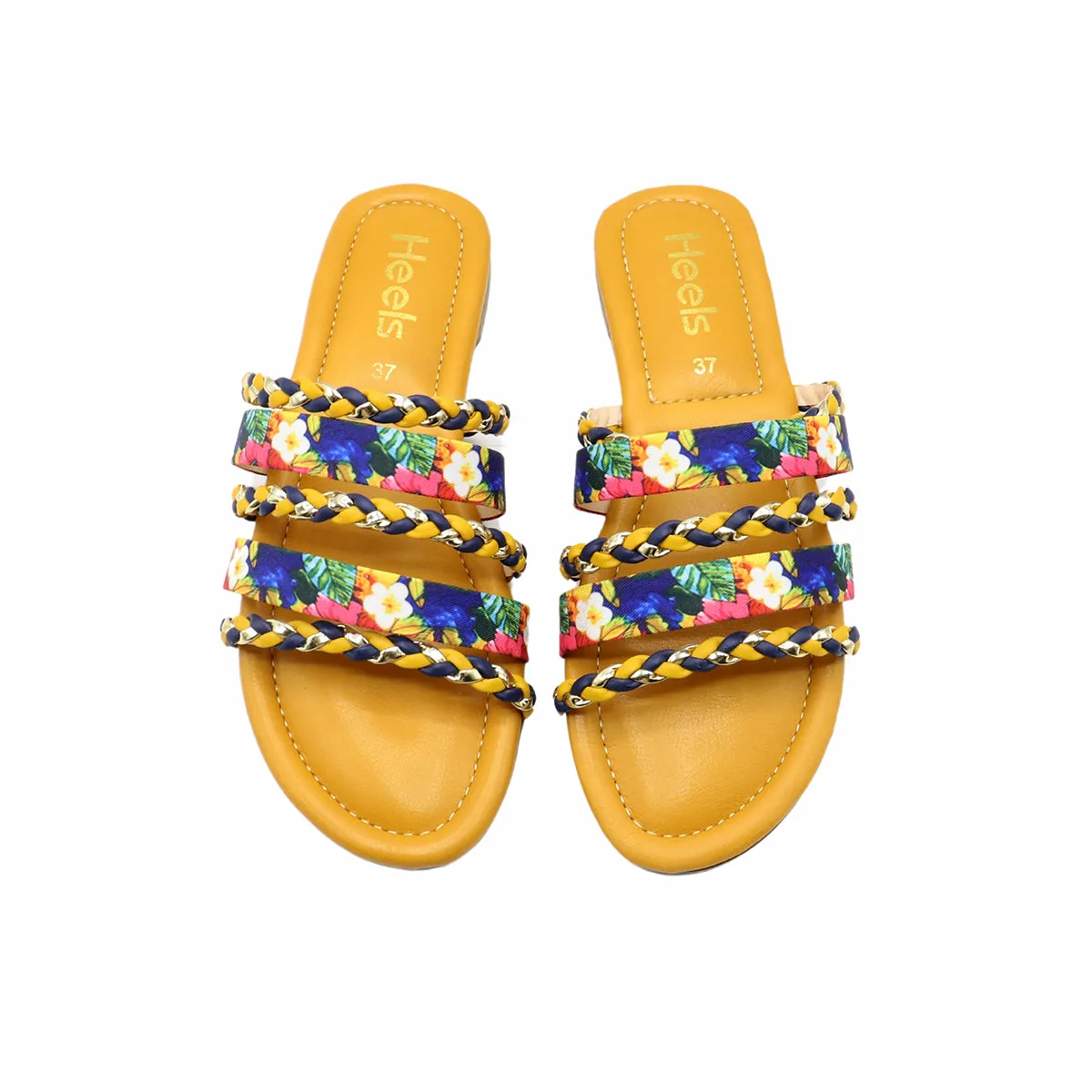 Yellow Casual Slipper L00350042